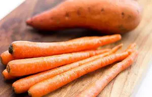 patate douce et carottes