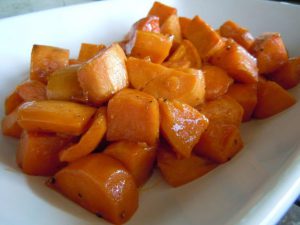 patates douces à l'eau