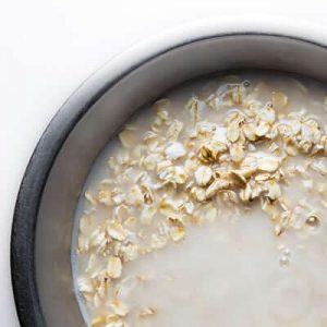 trempage flocons d'avoine